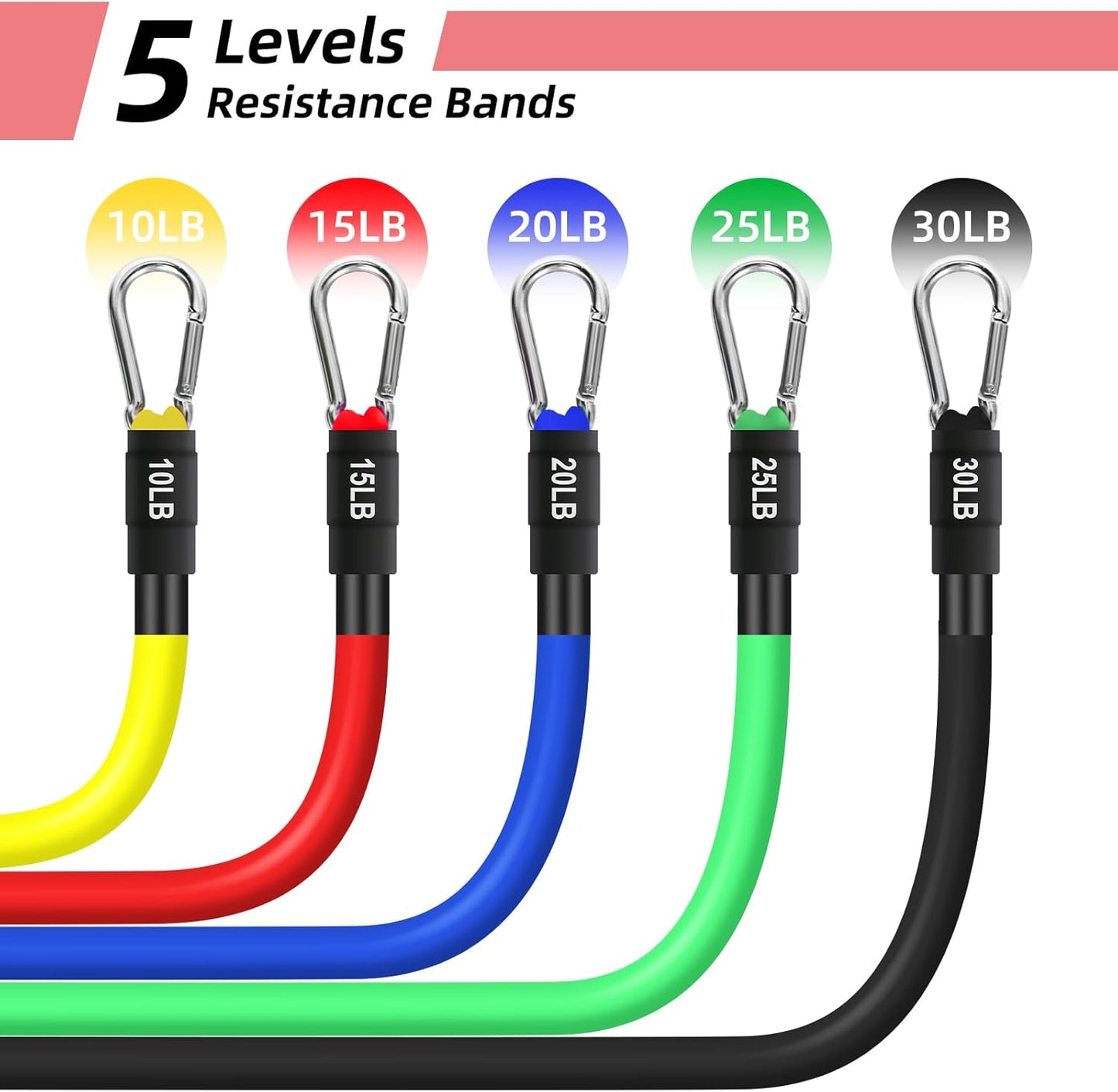 5 Set Resistance Bands